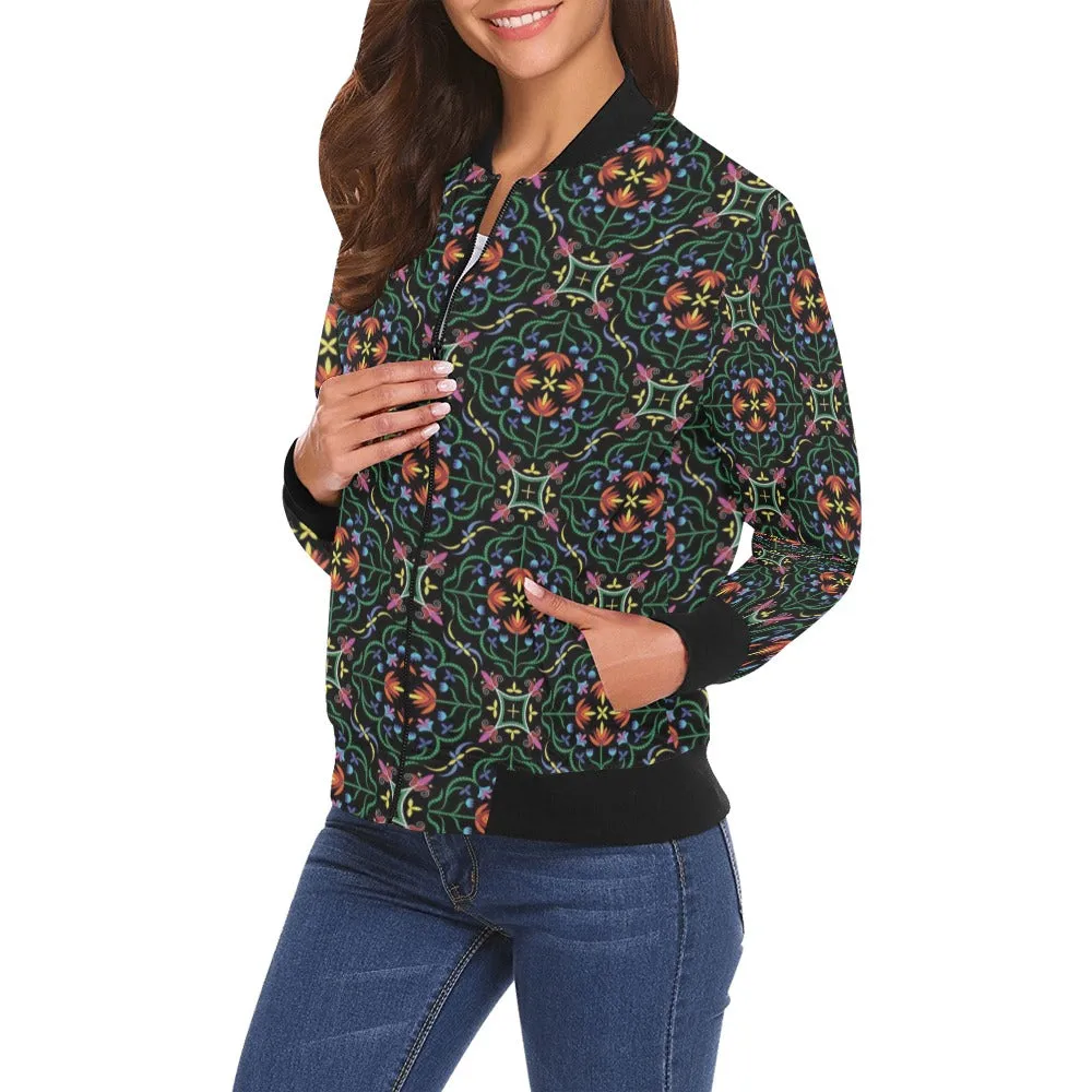Quill Visions Bomber Jacket for Women