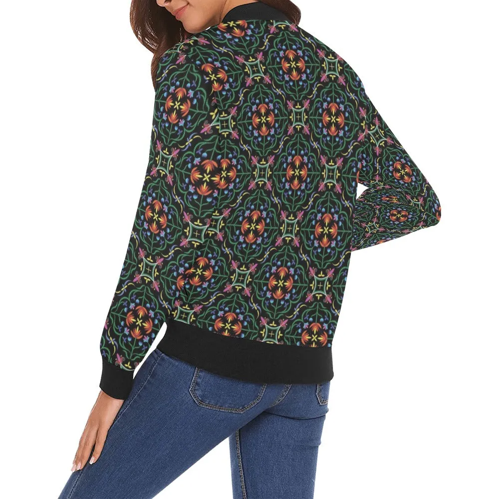 Quill Visions Bomber Jacket for Women