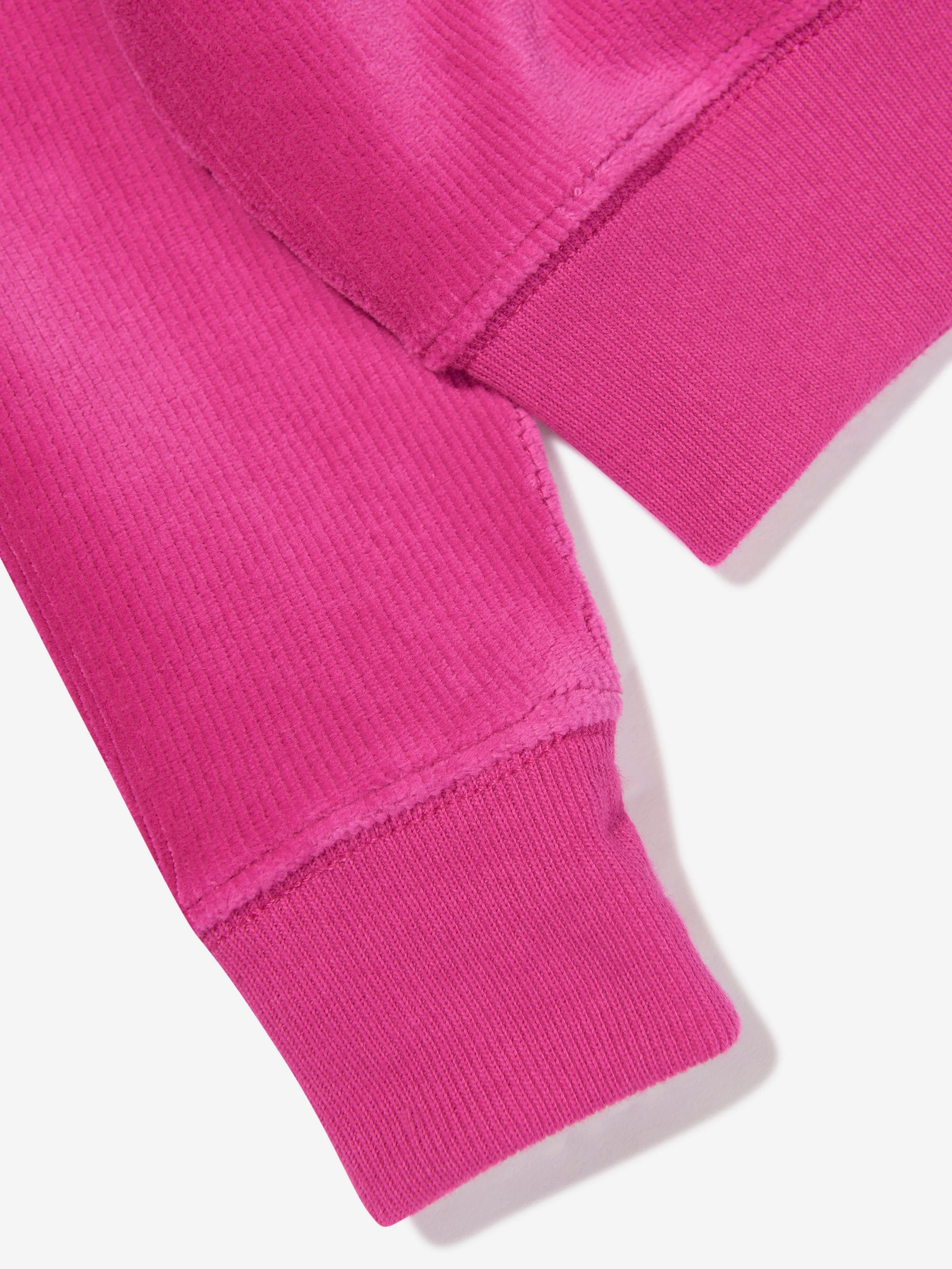 Ralph Lauren Girls Half Zip Sweatshirt in Pink
