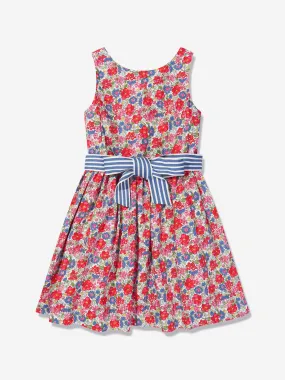 Ralph Lauren Girls Sleeveless Floral Dress in Multicolour