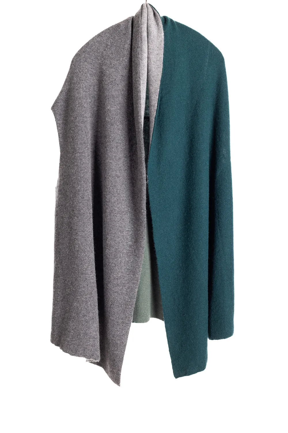 Reversible Color Block Vest - Juniper/Thunder