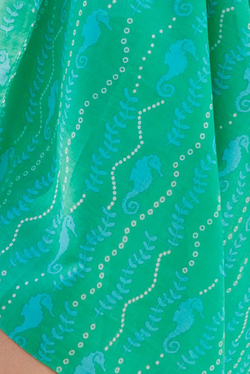 Seahorse Cotton Sarong Pareo