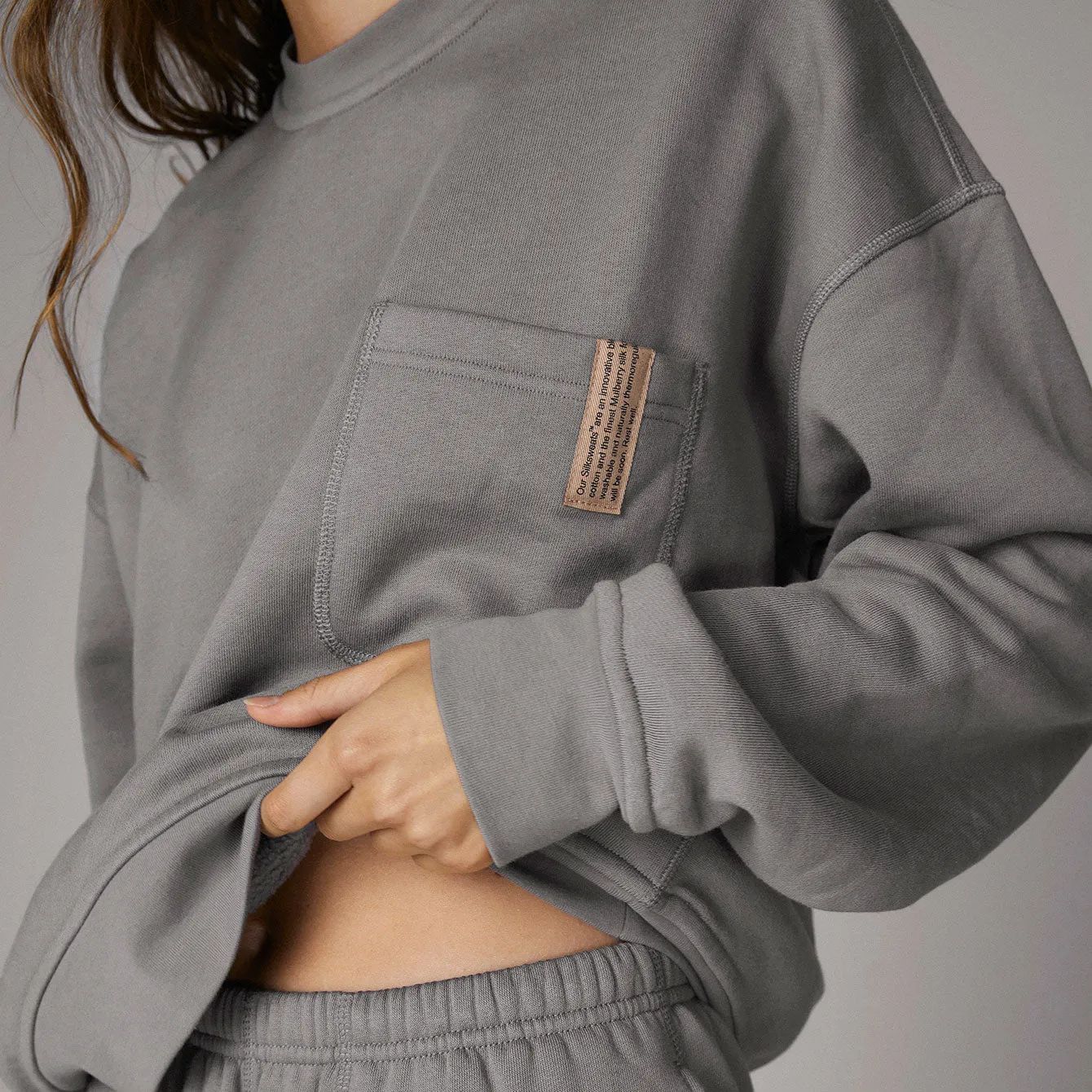 Silksweats™ Reversible Pocket Sweatshirt