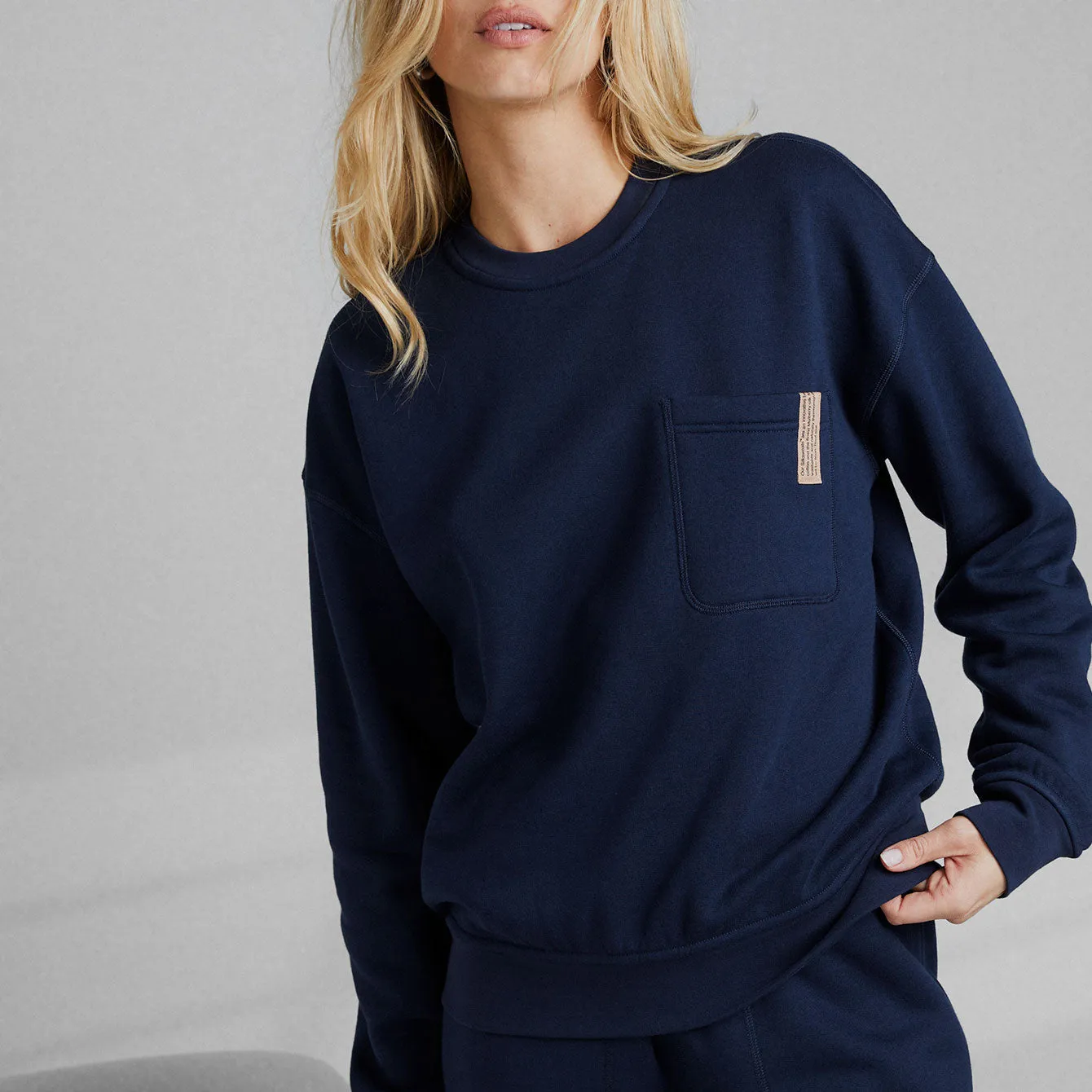 Silksweats™ Reversible Pocket Sweatshirt
