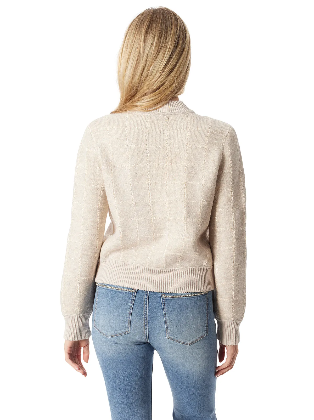 Sylviana Bomber Jacket in Natural Combo