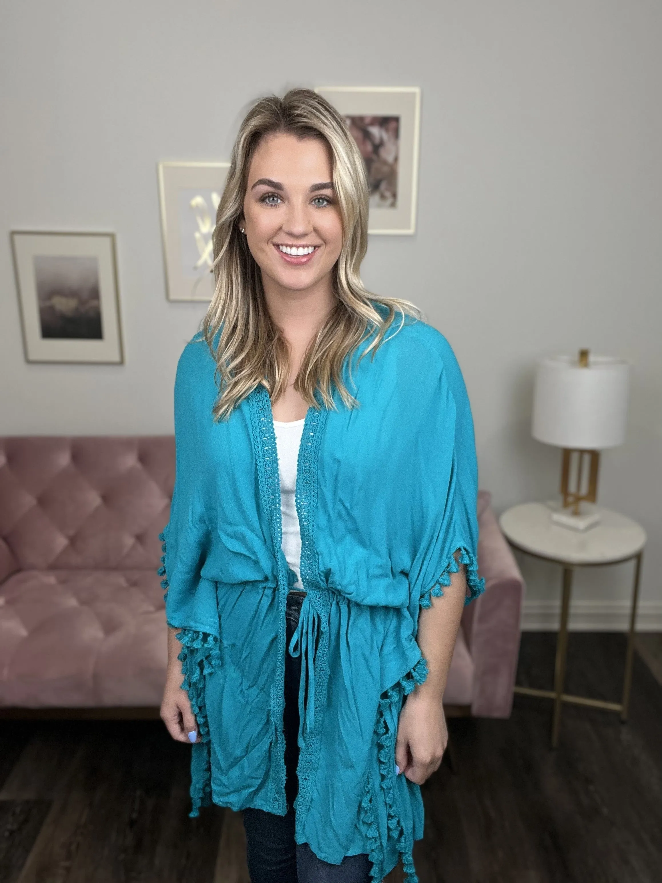Tasseled Up Kimono * Final Sale*