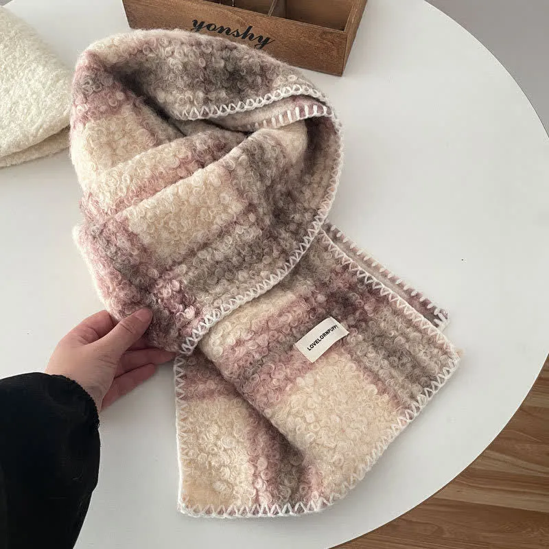Unisex Winter Accessories Ultra Flush Plaid Scarf