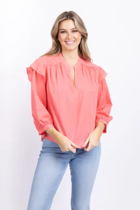 Xirena Aria Top Coral Glow